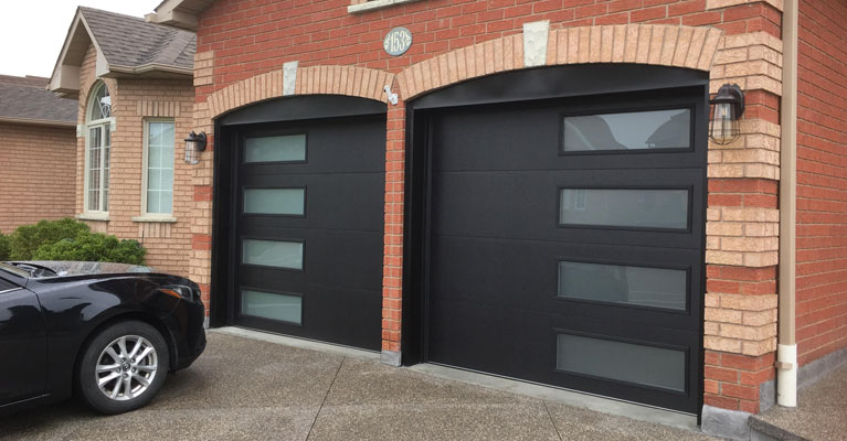 Two-car garage door